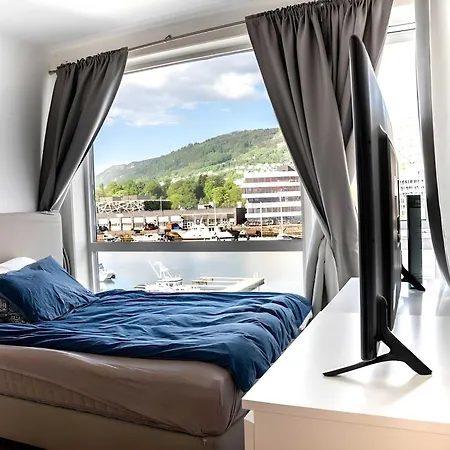 Spacious Waterfront Apartmnet Bergen